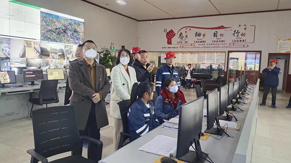 Sở An Toàn Sản Xuất tỉnh kiểm tra công tác an toàn sản xuất của Than Đá Xanh